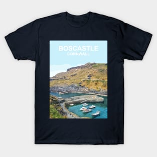 Boscastle Cornwall art gift. T-Shirt